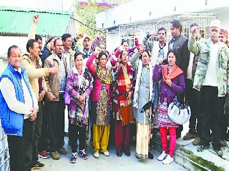 Panchayat representative denied fierce budget
